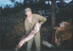 Otec s rybou 120cm/ 17,8kg