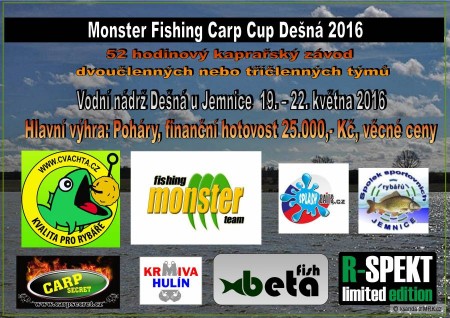 Monster Fishing Carp Cup Dešná 2016
