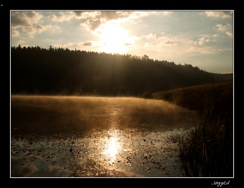 V�chod slnka nad VN Zlatn�