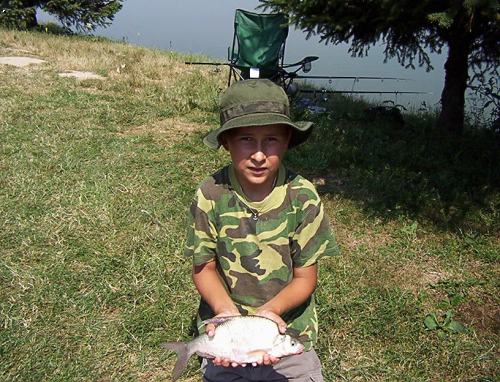 moje prvn� ryba na skali�ce