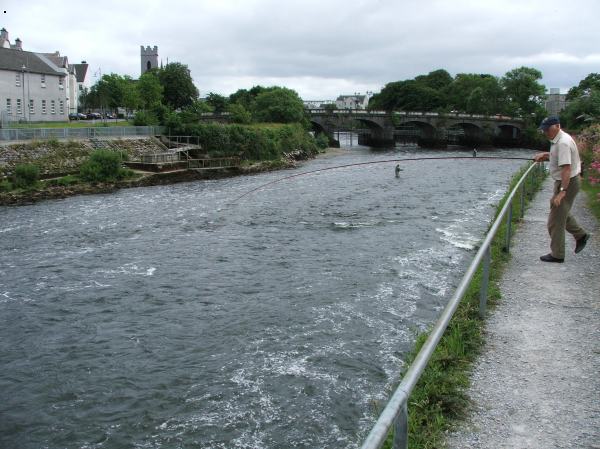 River Corrib, salmon weir