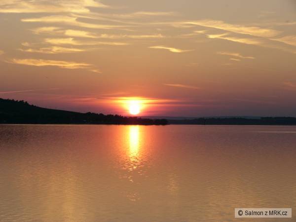 Z�pad slunce na P�lav� - Dyje 5 pod Pavlovem