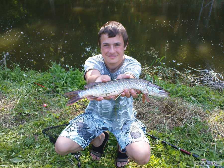 Já s štikou 40cm
