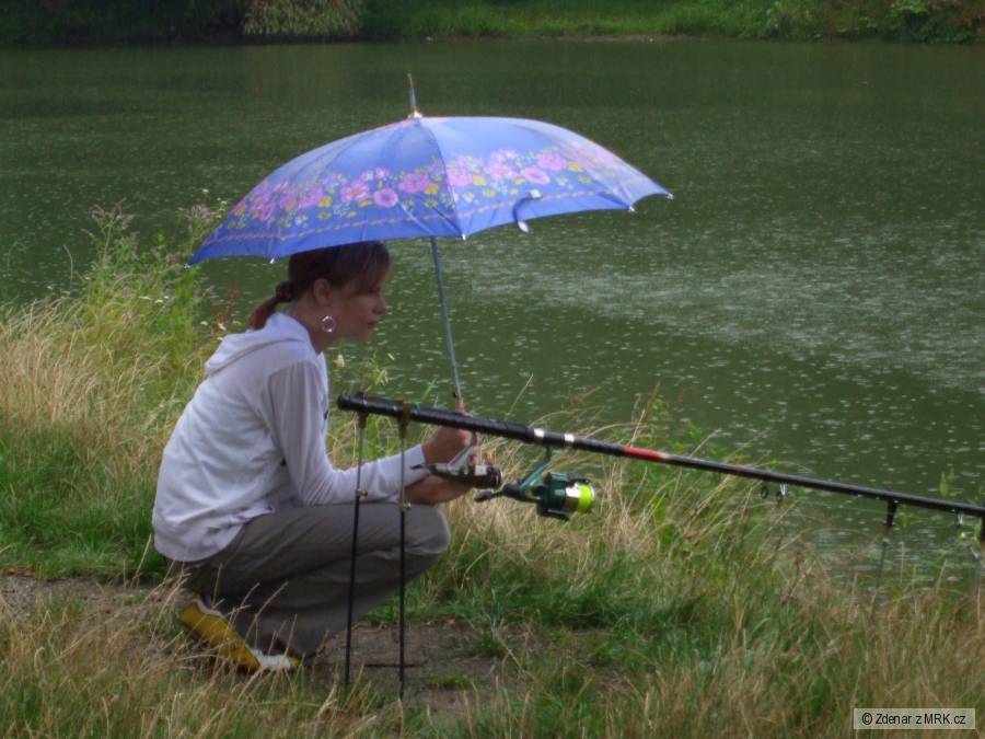 S dcerou na rybách