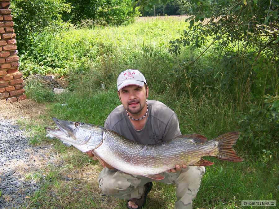 štika 112 cm, 13 kg Skalka
