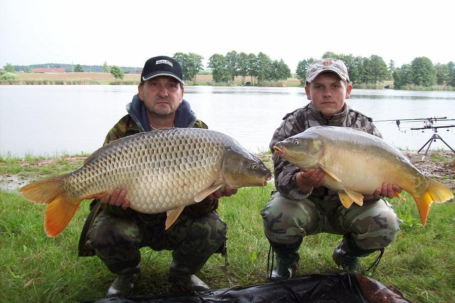 kapr 82cm a 13kg kapr 68cm