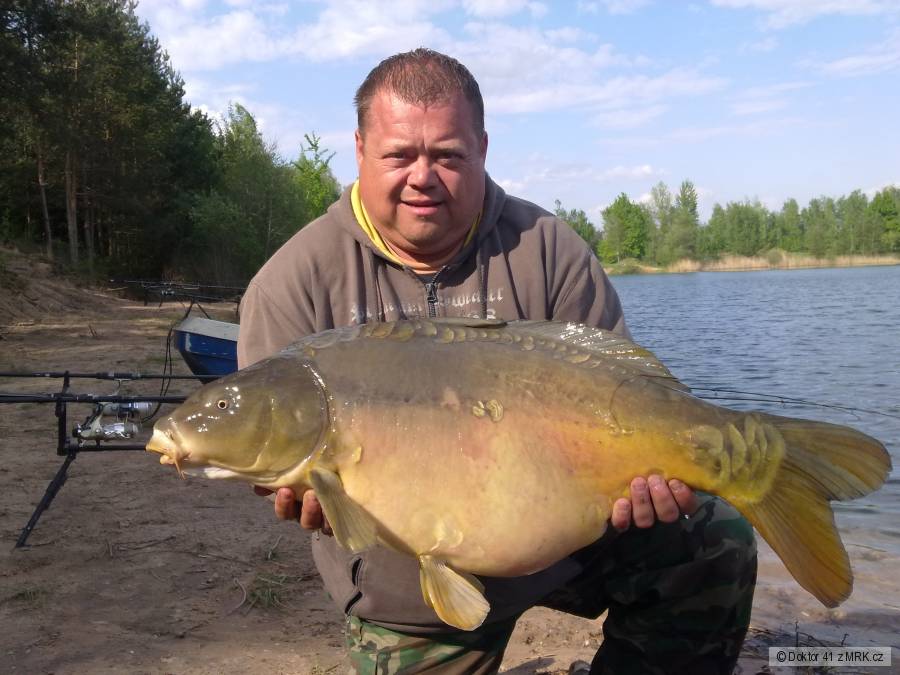 jarní úlovek 84 cm 13 kg