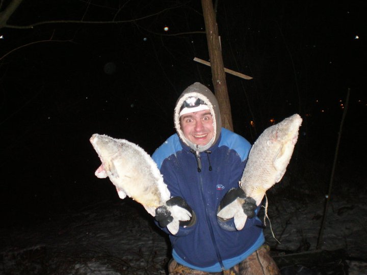 -13 stupňů brrrr vltava feeder 22.12.vanočáci