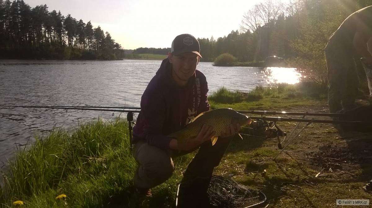 první ryba na boilies