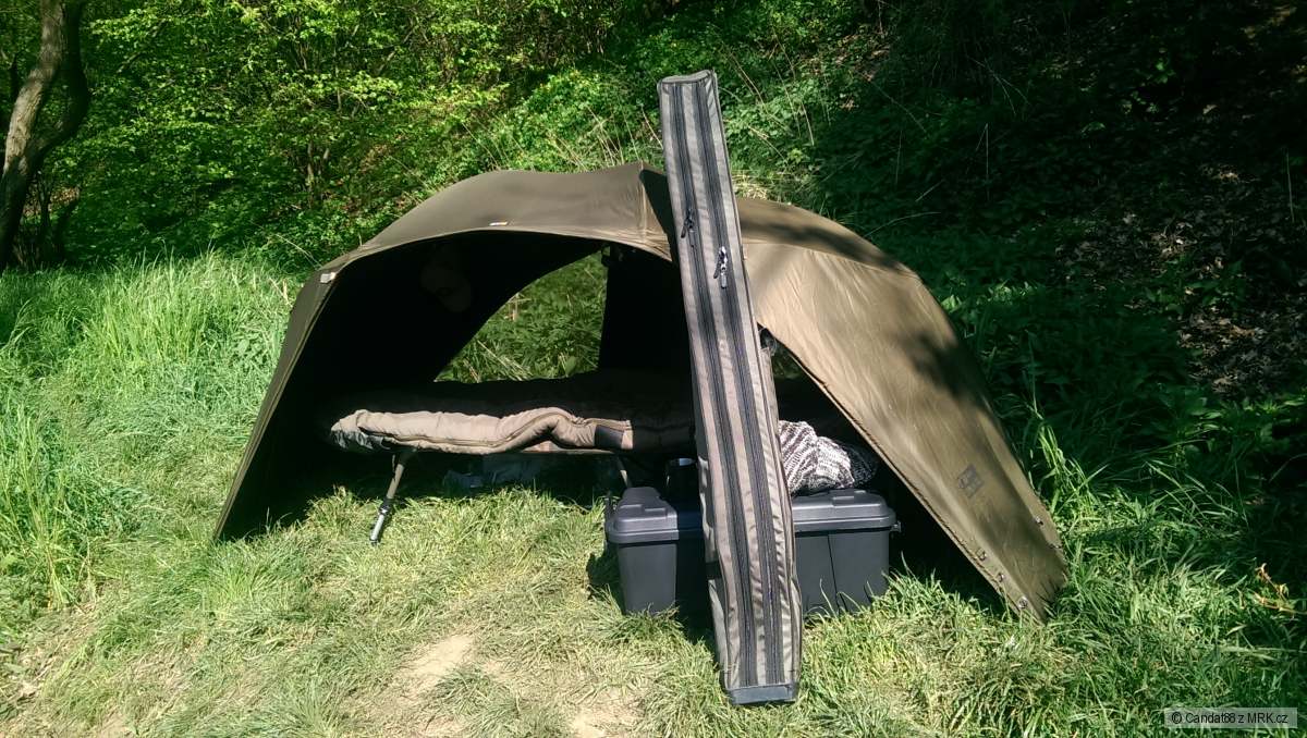 Fox Supa Brolly MK2 50", Bedchair R1 Compact