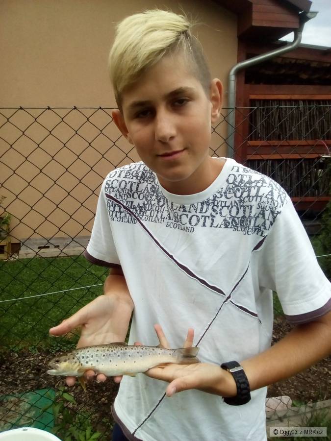 Můj první pstruh v životě ale potěší
