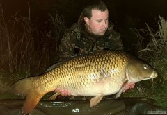Kliknutím fotografii zvětšíte Márova první 20+ na svazovce, šupík 20,2kg