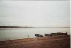 Kliknutím fotografii zvětšíte Ranní pohled na Nechranickou přehradu rok 2006