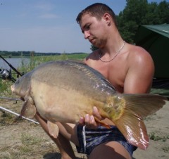 Kliknutím fotografii zvětšíte Toto je krásavec z Moravy,ale opäť len 9,7kg.