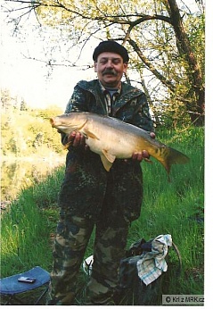Kliknutím fotografii zvětšíte kapr 63 cm, 6 kg ,Orlík květen 08