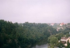 Pohled na eku z Bechyn