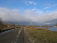 duha v prosinci