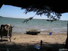 Odpoledn� klid a pohled z leh�tka na Nechranic�ch