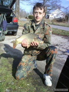 Kliknutím fotografii zvětšíte Muj první kapřík na feeder
