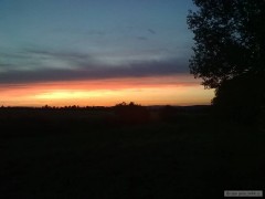 Kliknutím fotografii zvětšíte Západ slunce na rybách