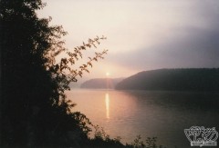 Kliknutím fotografii zvětšíte 01; Rozbřesk, 28.8.97, ÚN Orlík