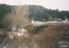 Kliknutím fotografii zvětšíte 06; První sníh v zátoce na Orlíku, 21.11.98.jpg