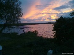 Kliknutím fotografii zvětšíte Mušovské jezero v srpnu