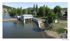 Kliknutím fotografii zvětšíte Beroun - vodní elektrárna a rybí přechod