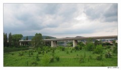 Kliknutím fotografii zvětšíte Berounka u dálničního mostu