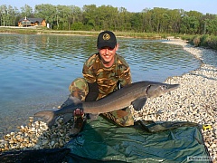 Kliknutím fotografii zvětšíte Jeseter 127cm, 12,8 kg