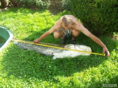 Kliknutím fotografii zvětšíte Sumec 177 cm - Matěj Klika 26.6.2011