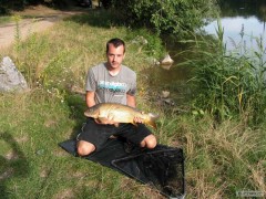 Kliknutím fotografii zvětšíte 14.8.2011 na rybách