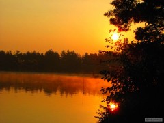 V�chod slunce na p�skovn�