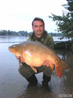 Kapr obecn�-lysec,90 cm,14,30 kg.