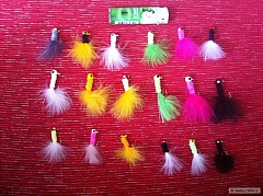 Kliknutím fotografii zvětšíte Cabelas chenille jigs