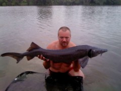 Kliknutím fotografii zvětšíte jeseter 148cm 16kg