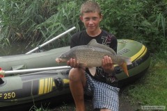Kliknutím fotografii zvětšíte Mušov dyje7 kapr 53cm 3,20kg
