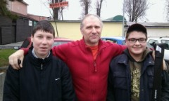 Kliknutím fotografii zvětšíte já a kámoš s milanem tychlerem