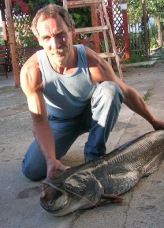 Kliknutím fotografii zvětšíte sumec 158cm 34kg
