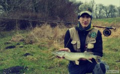 Pike fly fishing