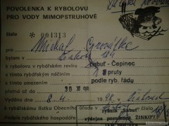 Kliknutím fotografii zvětšíte Prvni povolenka