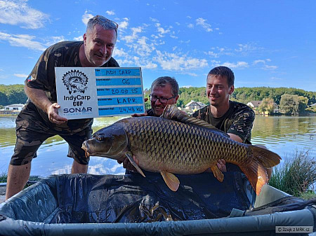 Indy Carp cup 2026 jezero Velká Kopa vyvážka