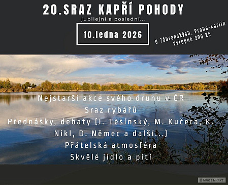 20. a poslední sraz Kapří pohody