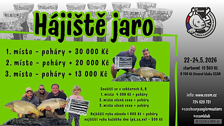 🏆 CCAM Hájiště jaro - obsazeno