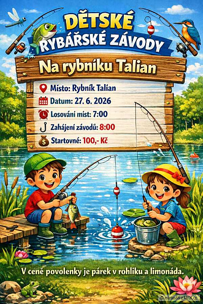 Dětské rybářské závody Talian