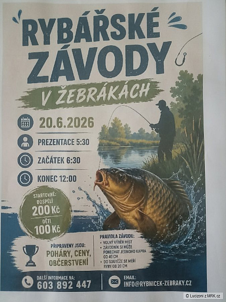 Rybářské závody v Žebrákách