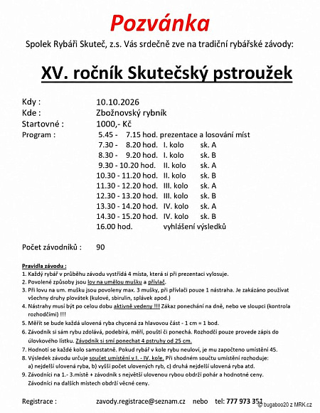 Skutečský pstroužek XV. ročník