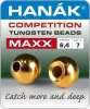 HANK COMPETETION Tungstenov hlaviky MAXX - 6,4 mm - ern nikl 