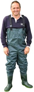 Shakespeare Prsačky Sigma Nylon PVC Vhest Wader Cleated Sole-Velikost 12