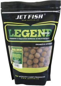 Jet Fish Boilie Legend Range Bioliver-Ananas/N-butyric - 1 kg 24 mm